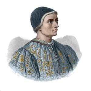 Ritratto di Jacques Coeur (1395-1456) argentier del re Carlo VII e uomo d