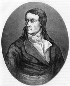 Ritratto di Jean Baptiste Carrier, politico francese. Incisione del 1863 in 
