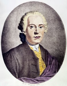 Ritratto di Johan Adolf Hasse (1699-1783) compositore barocco Incisione del XVIII secolo Collezione privata