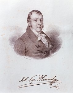 Ritratto di Johann Nepomuk Hummel da Anonymous Anonymous