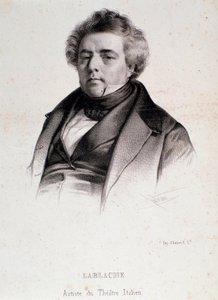 Ritratto di Luigi Lablache (1794-1858), cantante d