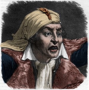 Ritratto di Marat (1743-1793) - Incisione in 