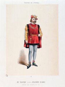 Ritratto del signor Faure che interpreta Re Carlo VII nell