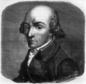 Ritratto di Pierre Florent (Pierre-Florent) Louvet, detto Louvet de la Somme (1757-1818), politico francese - Incisione in "Histoire des Girondins" di Alphonse de Lamartine (1790-1869) 1865-1866 - Collezione privata da Anonymous Anonymous