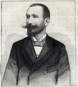 Ritratto di Pierre Sales (1854?-1921?), scrittore francese. Incisione in "Le Petit Parisien" da Anonymous Anonymous