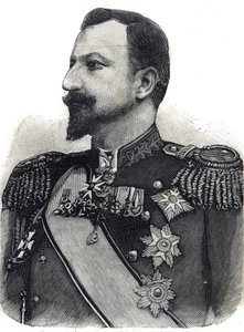 Ritratto del Principe Ferdinando I (1861-1948) di Bulgaria. Incisione in "Le Petit Parisien"