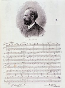 Ritratto di Romualdo Marenco (incisione) da Anonymous Anonymous