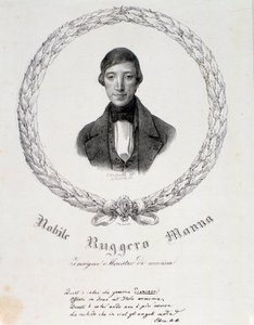 Ritratto di Ruggero Manna da Anonymous Anonymous