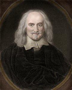 Ritratto di Thomas Hobbes (1588-1679) filosofo inglese da Anonymous Anonymous