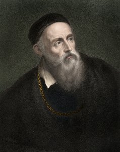 Ritratto di Tiziano (1490-1576), Tiziano Vecellio, pittore veneziano da Anonymous Anonymous