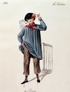 Ritratto di un venditore ambulante I, da La bohème di Puccini (1892-1895) da Anonymous Anonymous