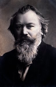 Ritratto del compositore inglese Johannes Brahms da Anonymous Anonymous
