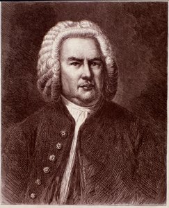 Ritratto del compositore tedesco Johann Sebastian Bach