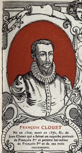 Ritratto del pittore francese Francois Clouet (1510-1572). Incisione del 1914. da Anonymous Anonymous