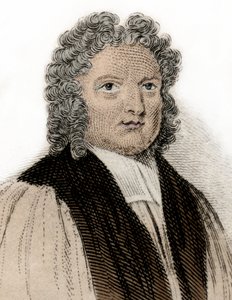 Ritratto del vescovo di Rochester Francis Atterbury (1663-1732), uomo di lettere e politico. Incisione del XIX secolo. da Anonymous Anonymous