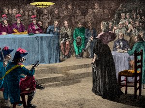 La regina Maria Antonietta davanti al Tribunale Rivoluzionario il 4 ottobre da Anonymous Anonymous