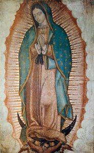 Rappresentazione della Vergine di Guadalupe, patrona del Messico