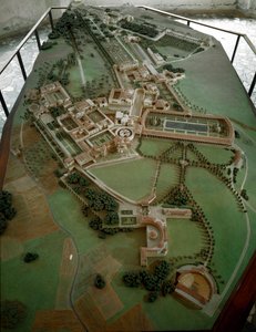 Arte romana: modello ridotto di Villa Adriana