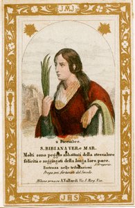 Santa Bibiana (incisione)