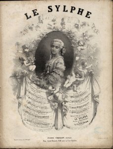 Spartito per "Le Sylphe" opéra-comique in 2 atti, testi di M. de Saint-Georges, musica di M. Louis Clapisson (1808-1866). Collezione privata da Anonymous Anonymous
