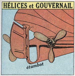 Navi e imbarcazioni: eliche e timoni. Illustrazione anonima del 1925. Collezione privata. da Anonymous Anonymous