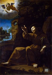 La visione di San Francesco da Anonymous Anonymous