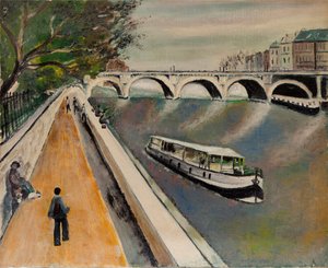 Il nuovo ponte a Parigi nel 1950 da Anonymous Anonymous