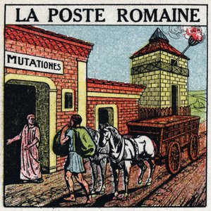 La posta: la posta romana. Una 