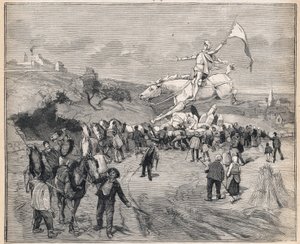 Trasporto della statua di Giovanna d