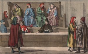 Tribunale dei mercanti, o tribunale di commercio - XV secolo - Tribunale dei mercanti, Italia da Anonymous Anonymous