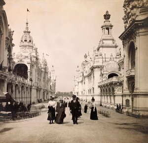 Esposizione Universale del 1900 a Parigi: Esplanade des Invalides. Collezione privata