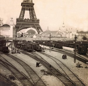 Esposizione Universale del 1900 a Parigi: La stazione del Champs de Mars - collezione privata da Anonymous Anonymous