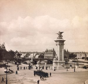Esposizione Universale del 1900 a Parigi: Pilone del ponte Alessandro III da Anonymous Anonymous