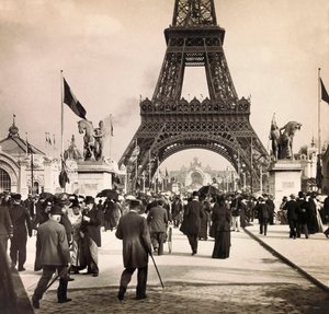 Esposizione Universale del 1900 a Parigi: Veduta presa al Champs de Mars - Collezione privata da Anonymous Anonymous