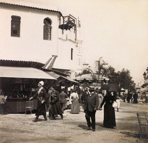 Esposizione Universale del 1900 a Parigi: La strada del Cairo - collezione privata