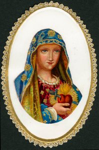 Vergine del Sacro Cuore da Anonymous Anonymous