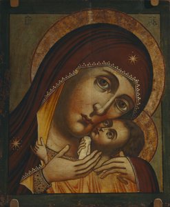 Nostra Signora di Korsun Korsunskaya, XVII secolo da Anonymous Russian icon painter