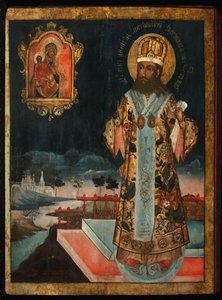San Dimitry, Metropolita di Rostov, 1771 da Anonymous Russian icon painter