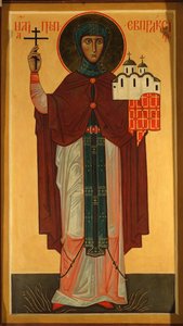 Santa Eufrasia, Principessa di Pskov
