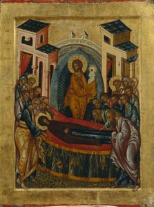 La Dormizione della Vergine, 1497 da Anonymous Russian icon painter