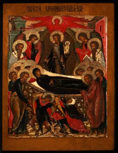 La Dormizione della Vergine, 1640s da Anonymous Russian icon painter