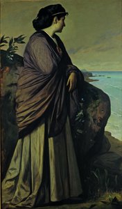 Sulla spiaggia (Ifigenia moderna) da Anselm Feuerbach