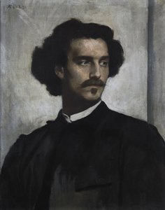 Autoritratto, 1873 da Anselm Feuerbach