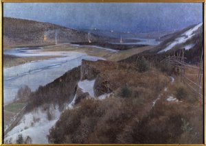 Notte di Valpurga a Bergslagen, Grangaerde a Dalarna da Anshelm Schultzberg