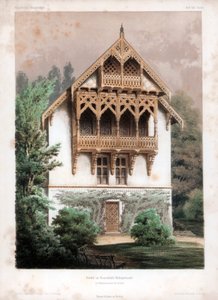 Gabbia su un edificio residenziale, Schonhausen, vicino a Berlino, Germania, c1850 da Anst von W Loeillot