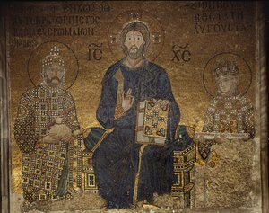 Il mosaico di Zoe da Anthemius of and Miletus Isidore of Tralles