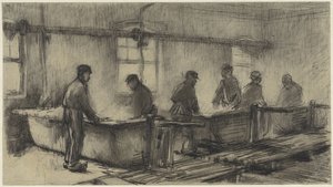 I raschiatori nella tintoria di cotone da Anthon Gerhard Alexander van Rappard