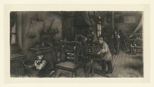 Officina nella fabbrica d