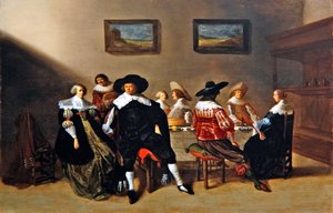 Una colazione di nozze da Anthonie  Palamedesz