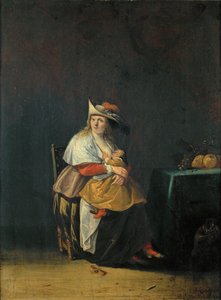 I cinque sensi: il gusto, una donna che allatta il suo bambino ...